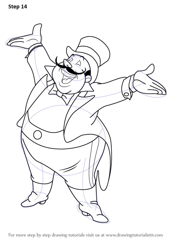 596x843 Circus Ringmaster Drawing