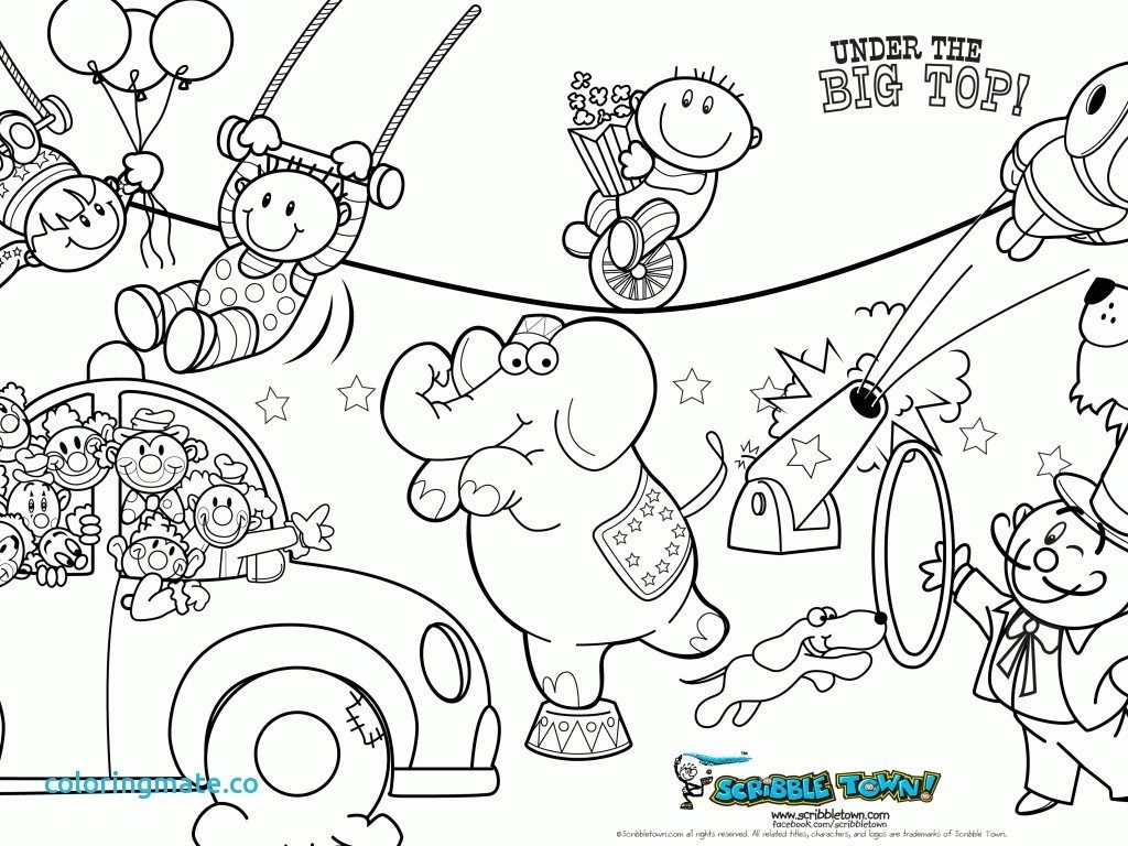 1024x768 Coloring Pages Circus Fresh 30 Circus Coloring Pages