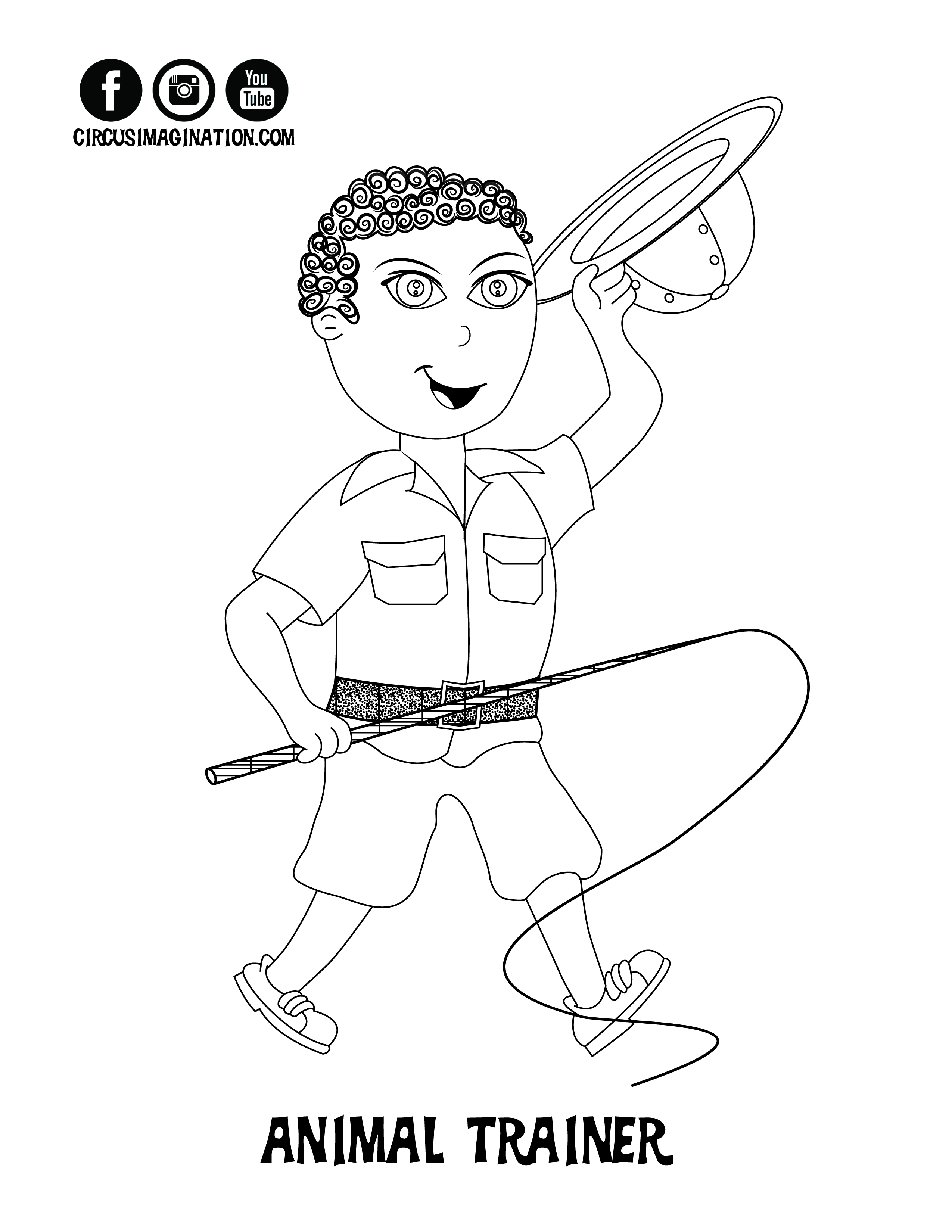 2550x3300 New! Exclusive Circus Printables! Coloring Pages And Crossword