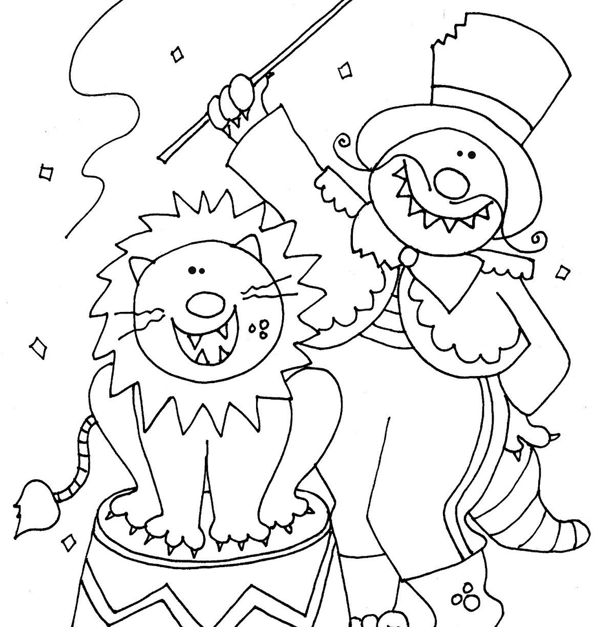 1158x1224 Puppy In Circus Coloring Pages Free Printable And Download Kids