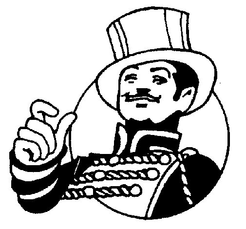 505x470 Ringmaster Coloring Page