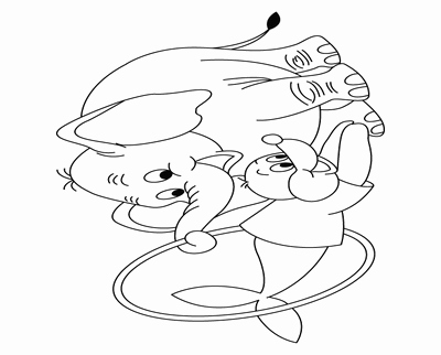 400x322 Jojo Circus 26 Coloring Page Free Jojo S Circus Coloring Pages