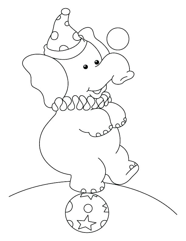 612x792 Circus Elephant Coloring Pages Seal Page Fuhrer Von