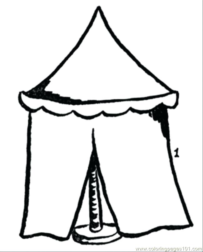 650x809 Tent Coloring Page Tents Colouring Pages Page 3 Circus Tent