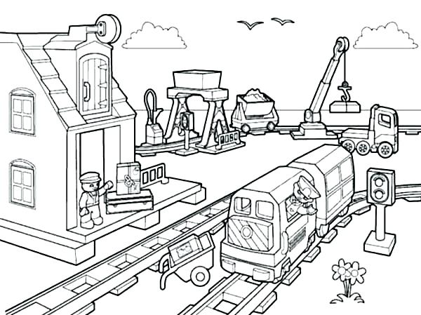 600x449 City Coloring Pages Spring Coloring Worksheets City Coloring Pages