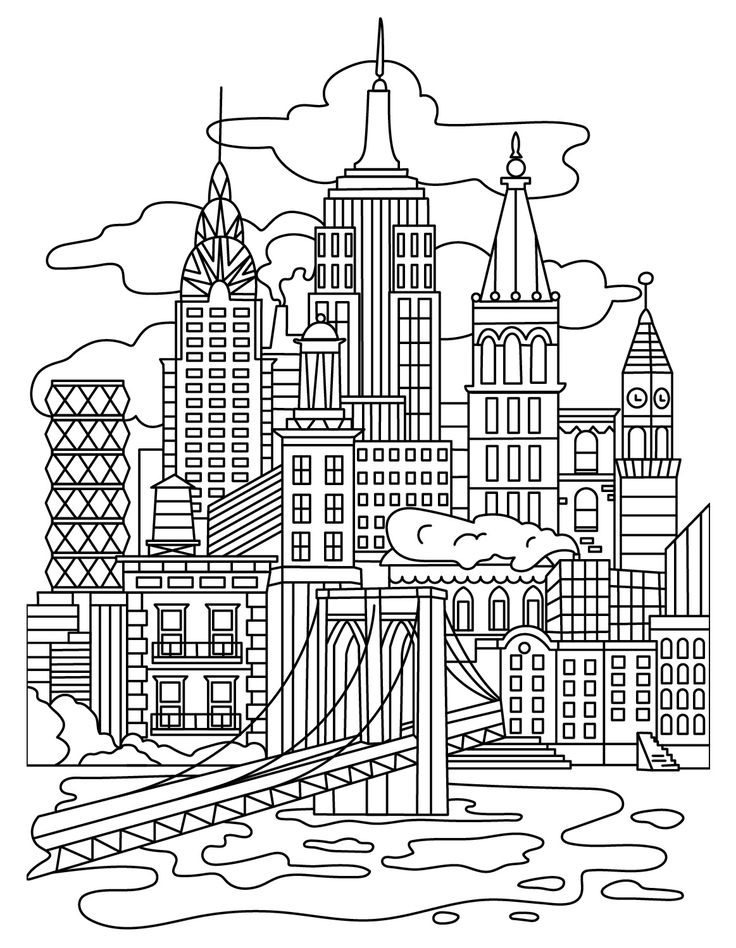736x948 368 Best Architecture Coloring Pages For Adults Images