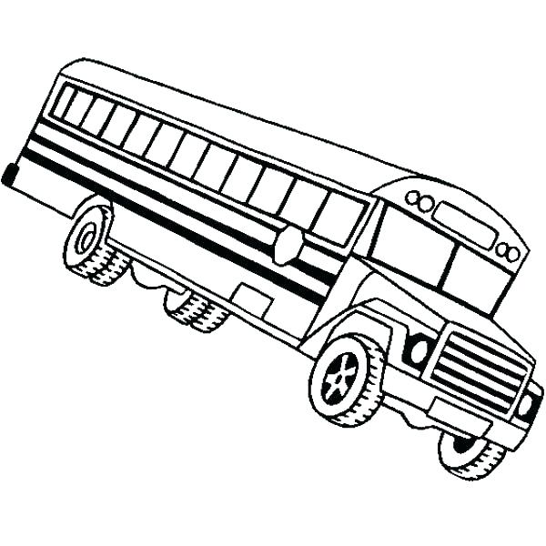 600x600 Free Printable School Bus Coloring Page To Color Pages Of Sheets