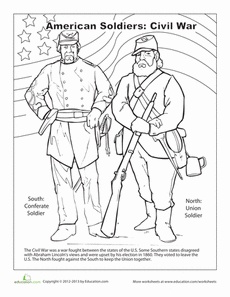 Civil War Coloring Pages