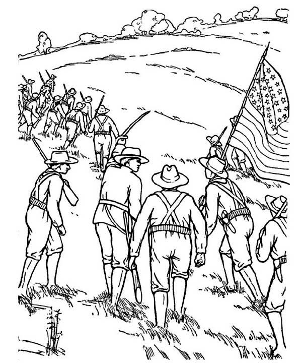 600x720 Civil War Soldier Coloring Page Free Free Coloring Sheets