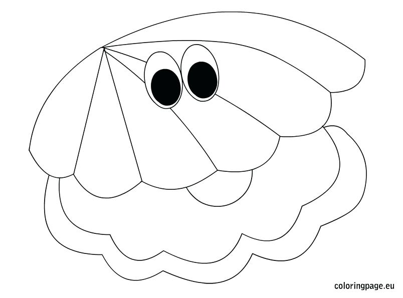 804x595 Lobster Coloring Page Oyster Shell Coloring Page Open Clam