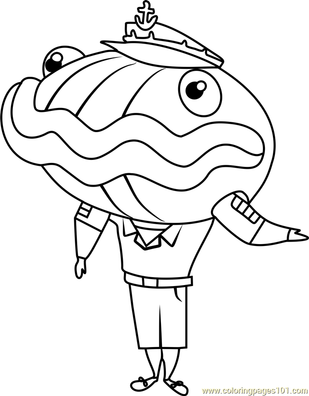 624x800 Luxury Clam Coloring Page Ensign