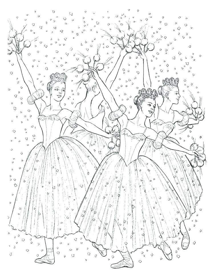 736x952 Nutcracker Coloring Pages Nutcracker Suite Coloring Sheets Barbie