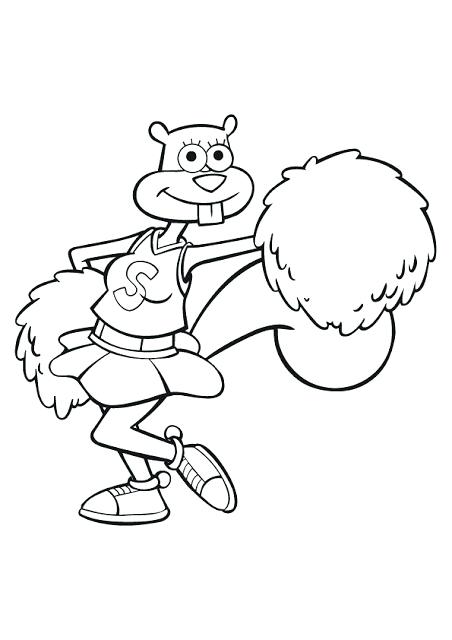 452x640 Sandy Cheeks Coloring Pages Medium Size Of Sandy Cheeks Production