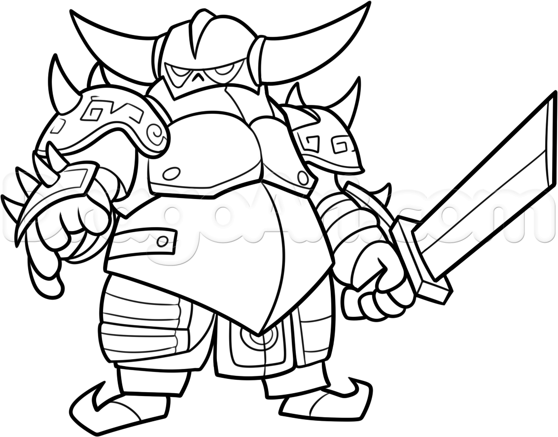 1132x887 Clash Clans How To Draw Royale Coloring Pages