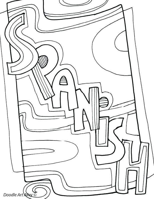 618x800 Coloring Pages For Spanish Class Kids Coloring Subject Coloring