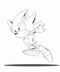 248x300 Sonic Boom Coloring Pages Luxury Classic Sonic Coloring Pages