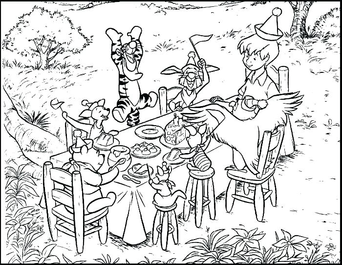 700x542 Classic Winnie The Pooh Coloring Pages Printable The Pooh Coloring