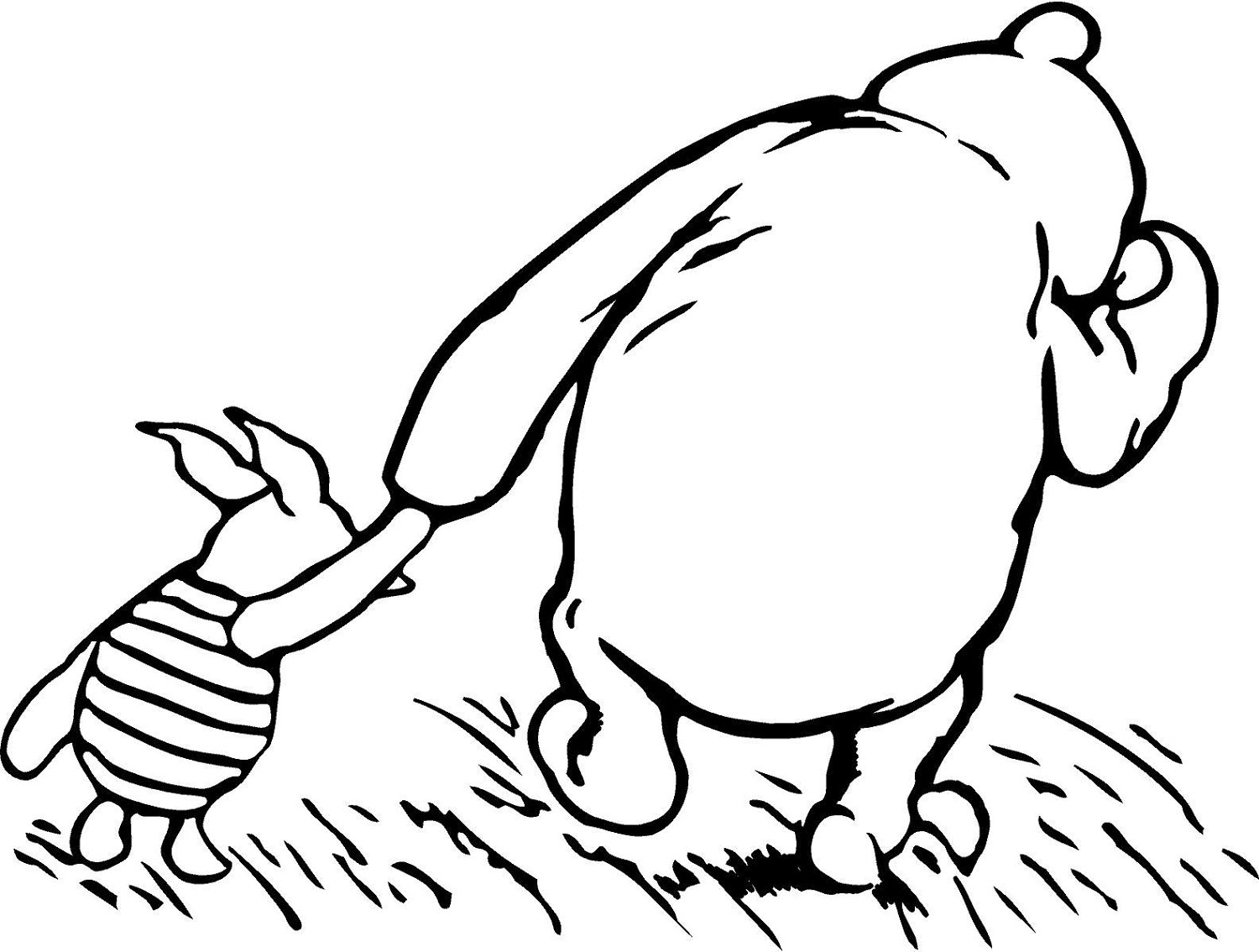 1500x1134 Classic Winnie The Pooh Coloring Pages To Print Free Coloring Sheets