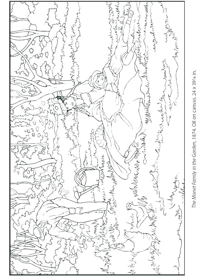 650x888 Claude Monet Coloring Pages Coloring Pages Coloring Pages Coloring