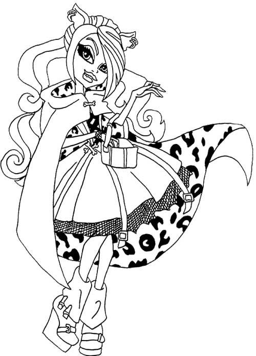 500x695 Clawdeen Wolf Coloring Pages Best Of 598 Best Monster High Images