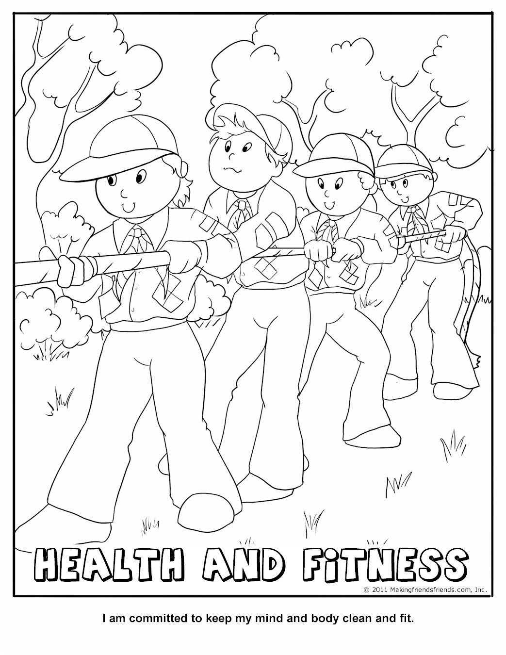 1043x1350 Printable Coloring Amp Activity Pages Cub Scout Pack 16