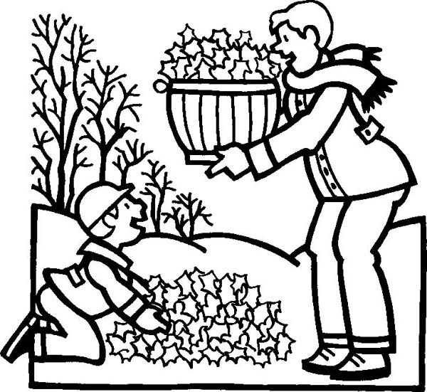 600x551 Clean Up Leaves In Autumn Coloring Page Color Luna