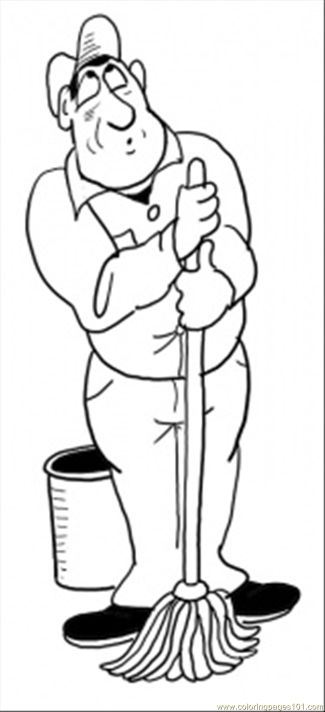650x1421 Cleaner Coloring Page