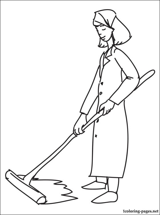 560x750 Cleaner Coloring Page Coloring Pages