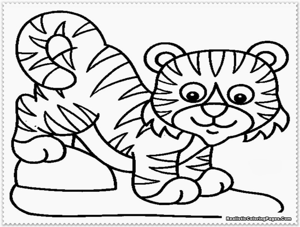 1024x778 Coloring Pages Of Tigers