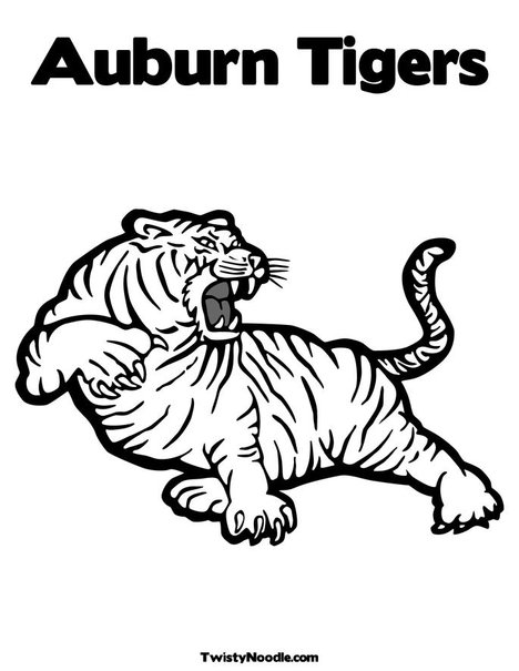 Clemson Football Coloring Pages