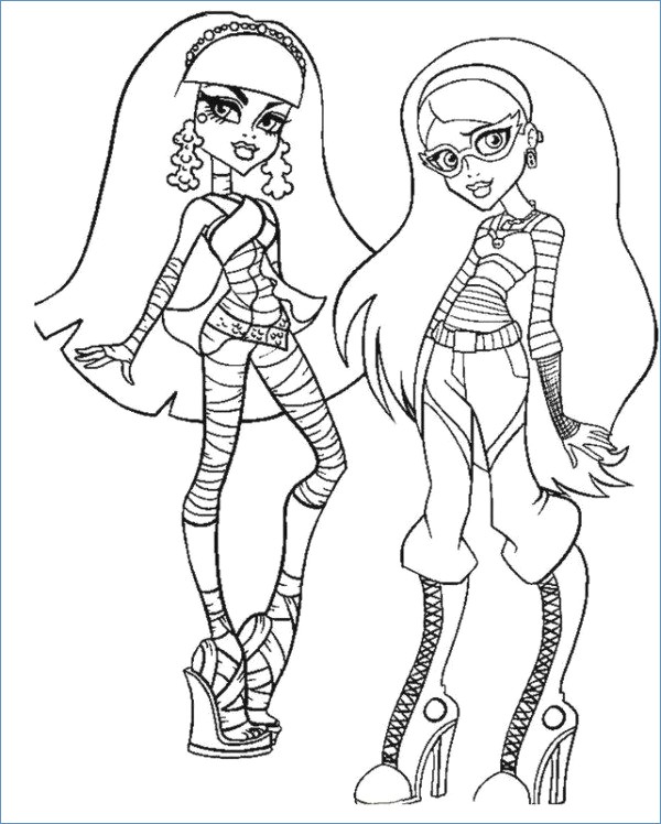 600x748 Cleo De Nile Coloring Pages Leversetdujourfo For Gloom Beach