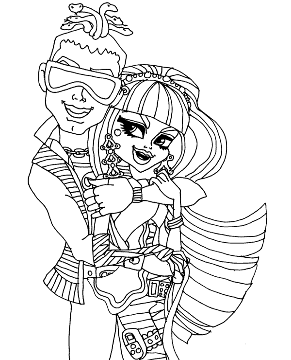 600x740 Deuce Gorgon And Cleo De Nile To Print Or Download For Free