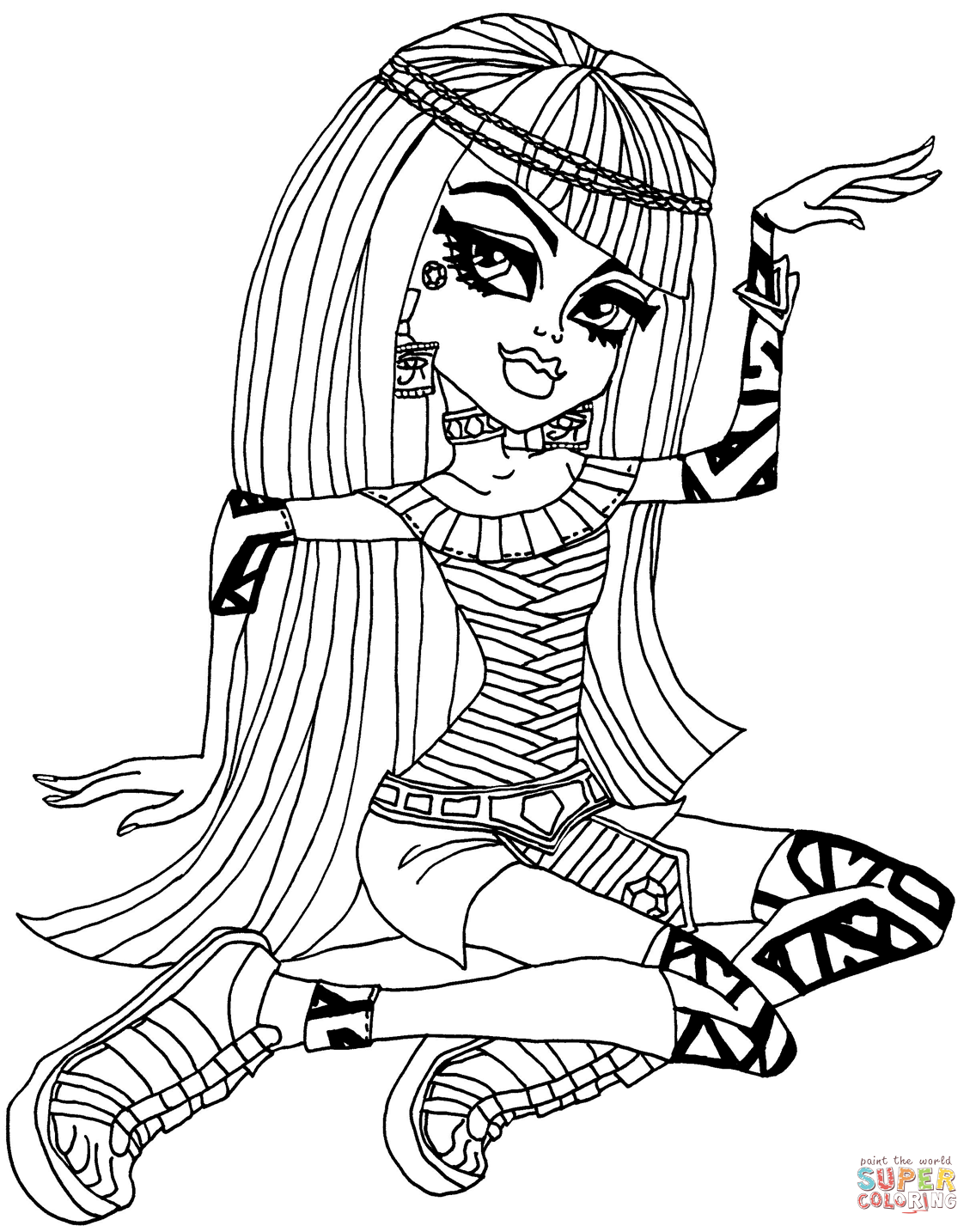 1136x1434 Cleo De Nile Coloring Pages Free Coloring Pages Cleo De Nile
