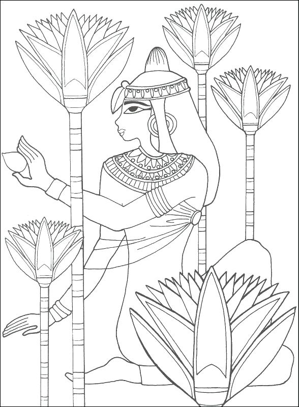 588x800 Cleopatra Coloring Pages Ancient Ng Pages Patterns To Color