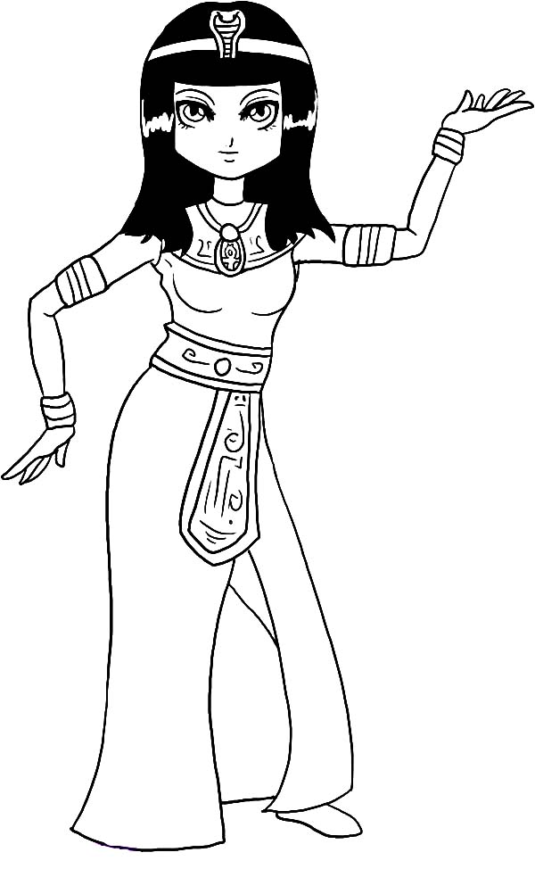600x974 Cleopatra Coloring Page Cleopatra 18 Characters Printable Coloring