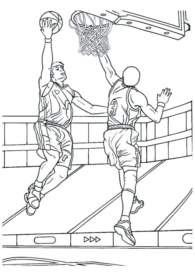 679x960 Cavaliers Basketball Coloring Page