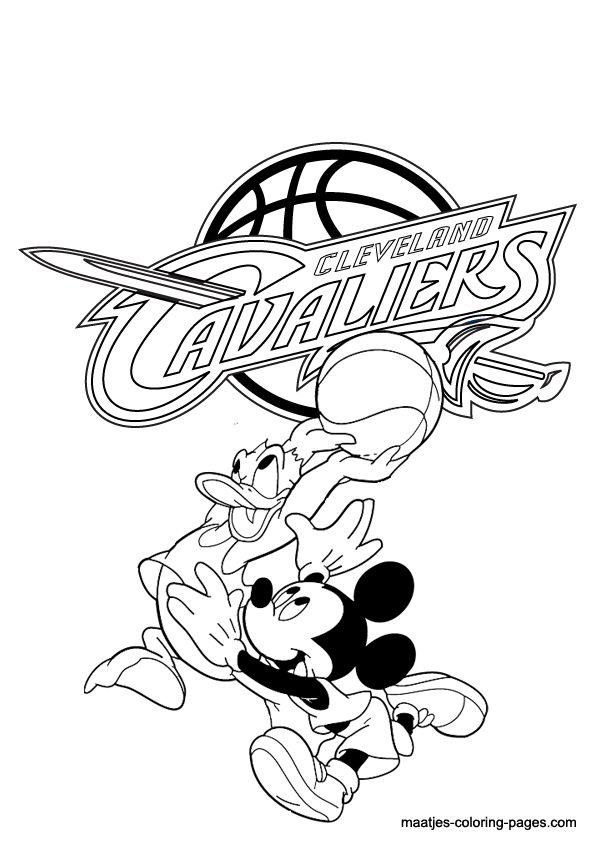 595x842 Cleveland Cavs Coloring Pages 2028926