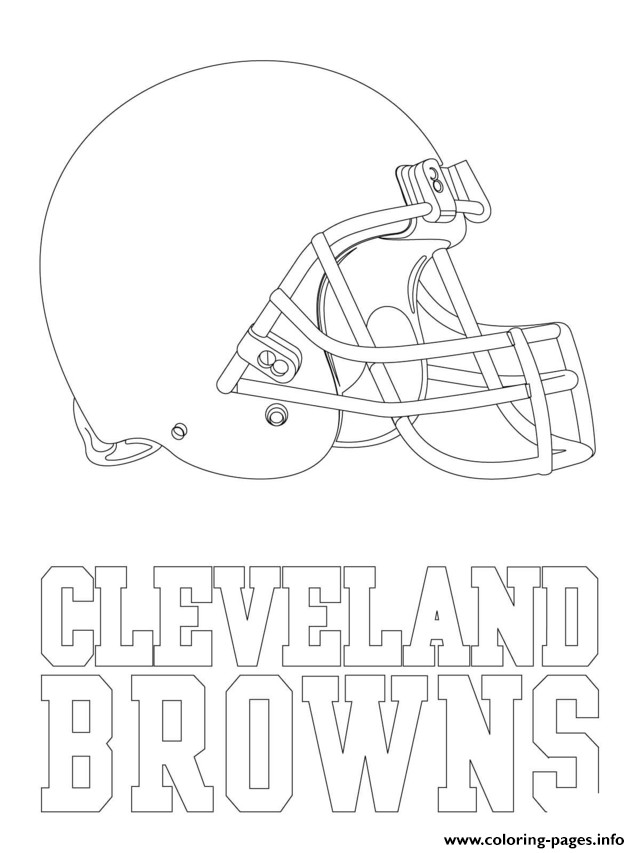 640x853 Cleveland Browns Logo Football Sport Coloring Pages Printable