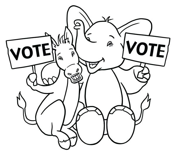 600x533 Cleveland Browns Coloring Pages Kids Vote Coloring Page