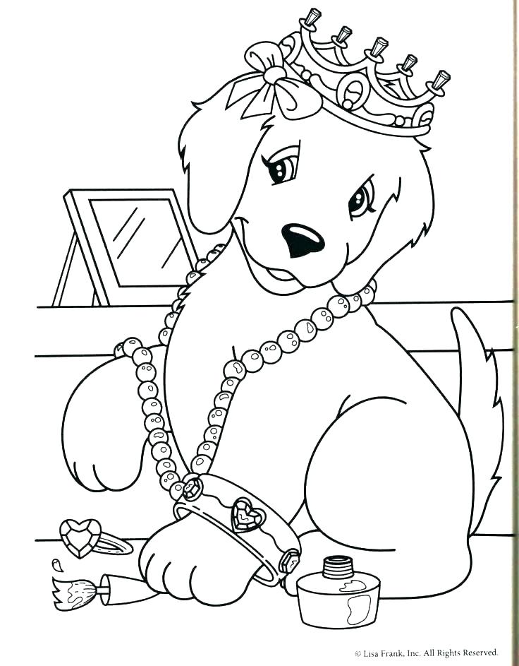 736x943 Golden Retriever Coloring Pages