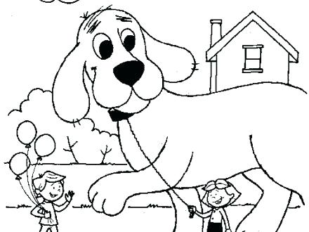 440x330 Clifford Coloring Pages Coloring Gallery For The Big Red Dog