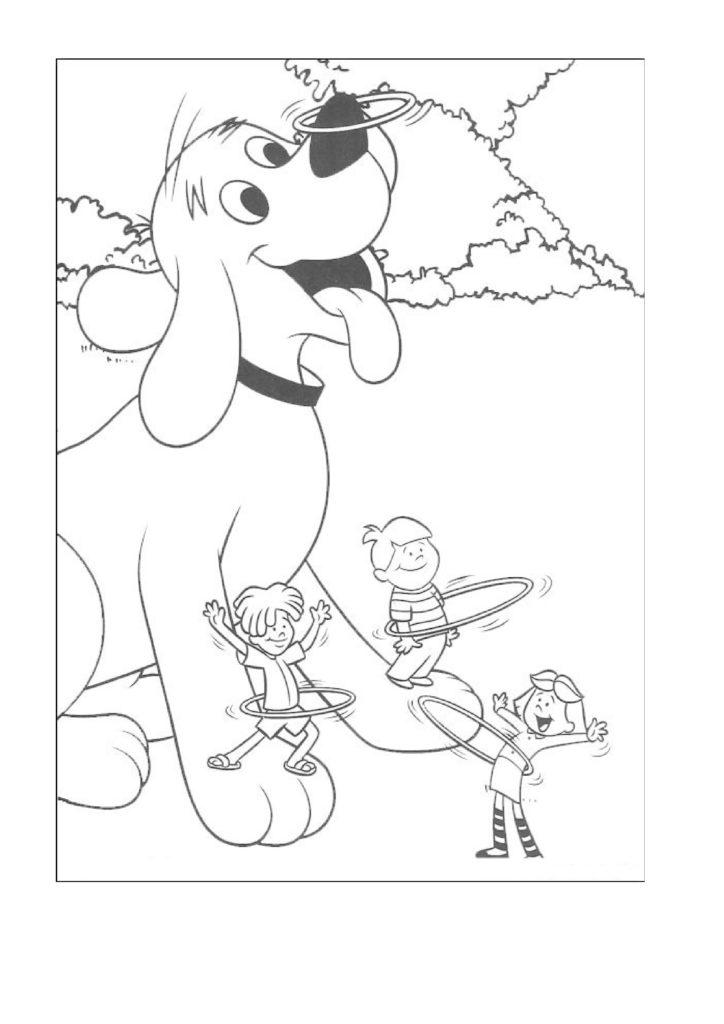 724x1024 Clifford Coloring Pages Of The Big Red Dog Pictures To Like