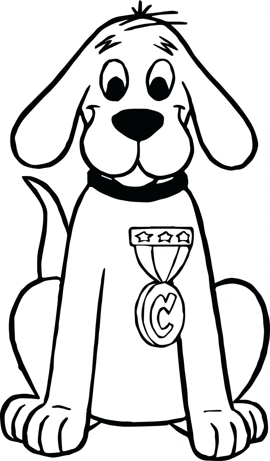 1024x1744 Highest Baby Clifford Coloring Pages Big Red Dog This The 5313