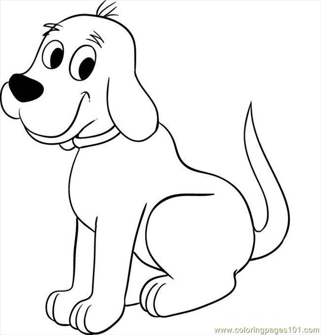 650x678 Clifford The Big Red Dog Pictures To Color Coloring Pages