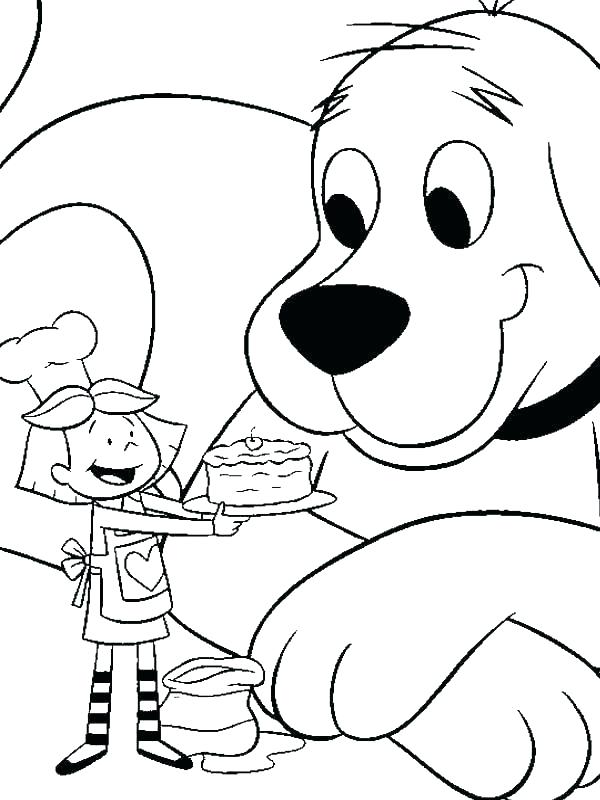 600x800 Clifford Coloring Pages The Big Red Dog Coloring Page Clifford