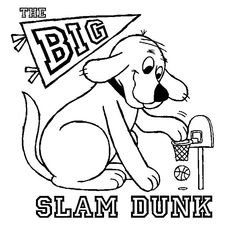 236x227 Clean Up With Clifford! Keywords Coloring Sheet, Printable