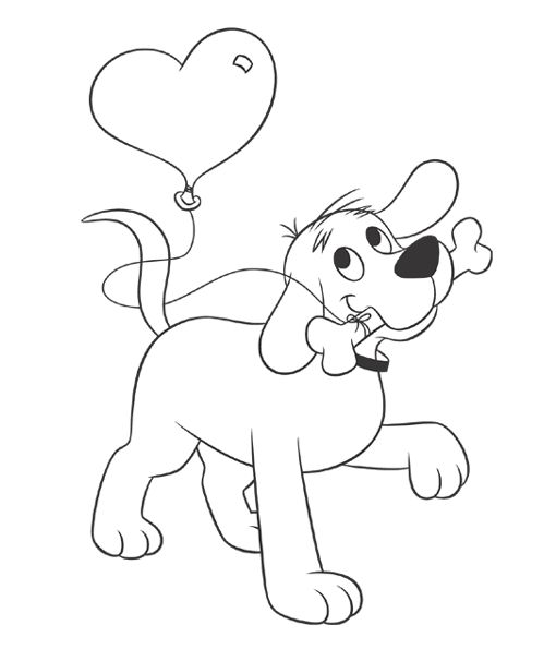 Clifford The Big Red Dog Coloring Pages