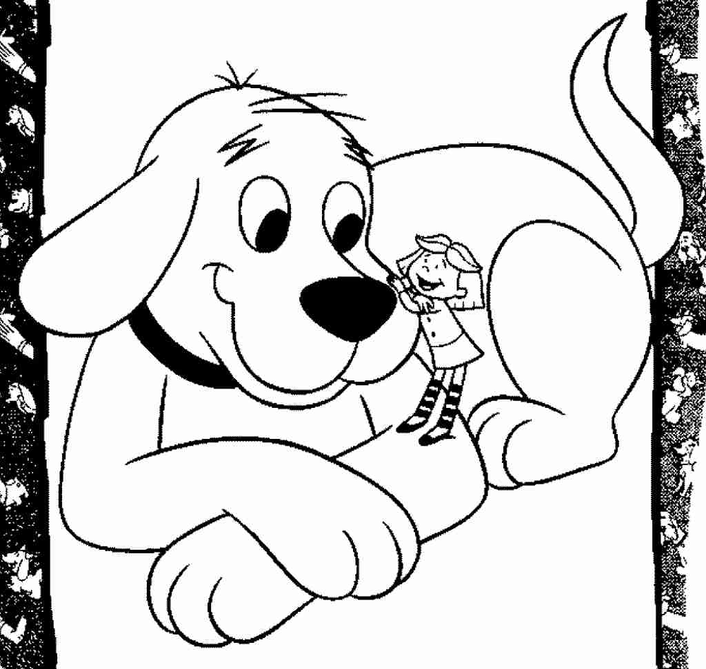 1024x971 Clifford The Big Red Dog Coloring Pages Also Cliford Olegratiy
