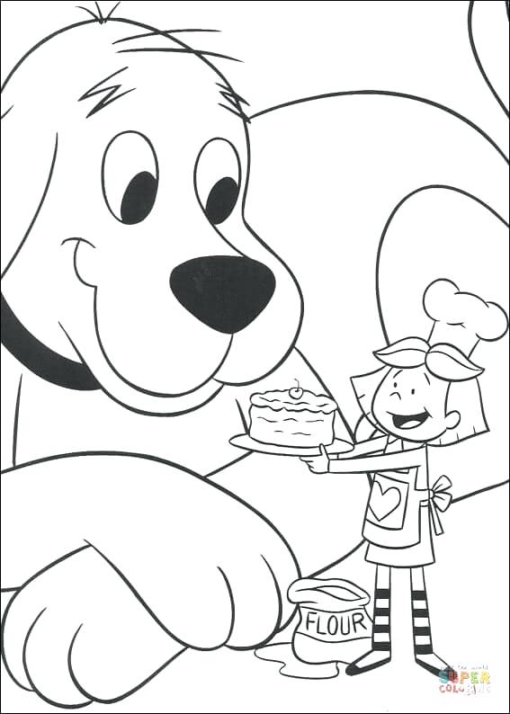 567x794 Clifford The Big Red Dog Coloring Pages Coloring Pages Clifford