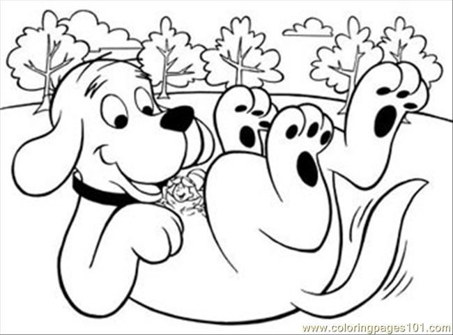 650x481 Clifford4 Coloring Page
